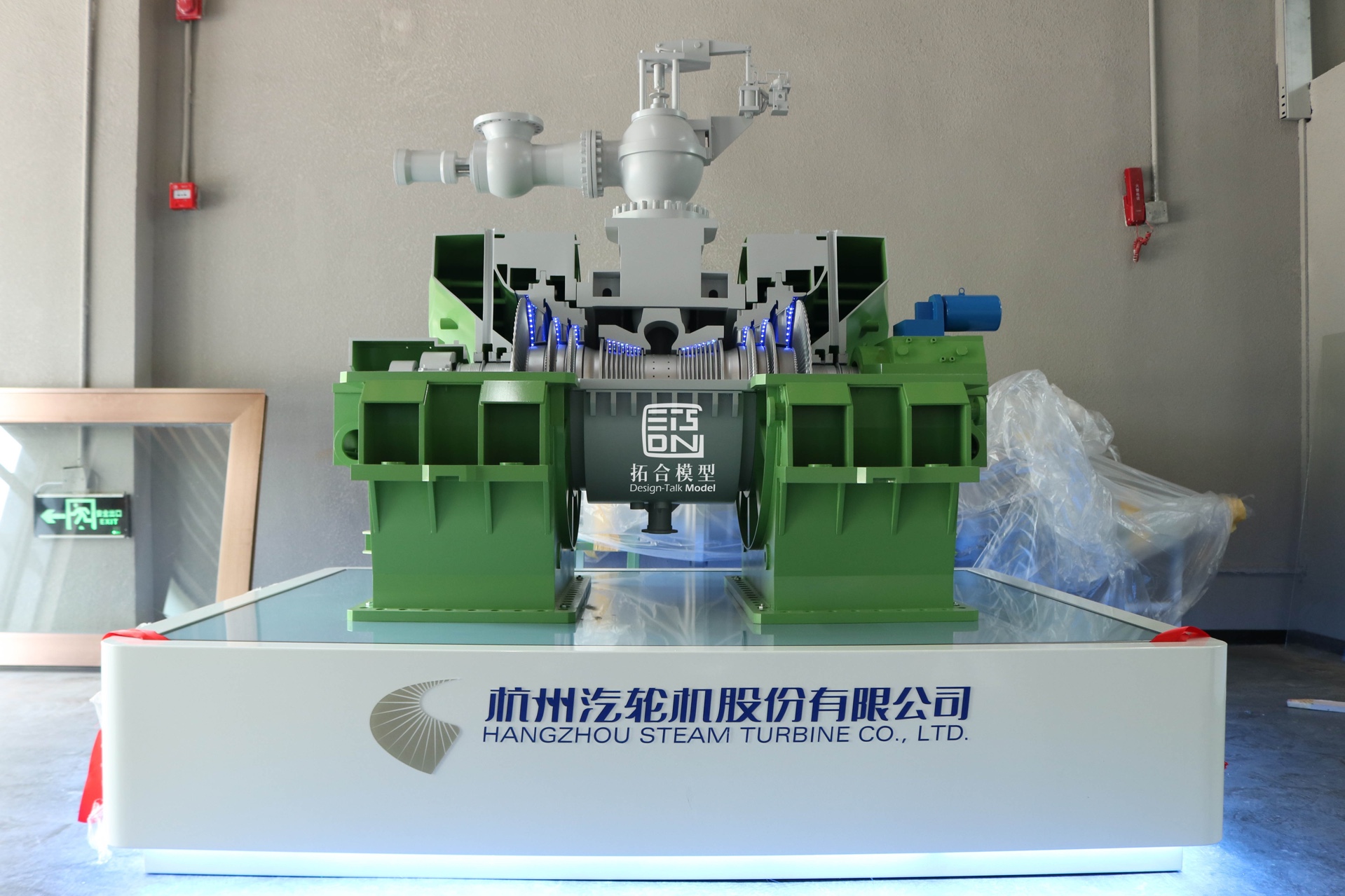 杭州汽轮机设备展示模型 彰显工业汽轮机制造之精魂
